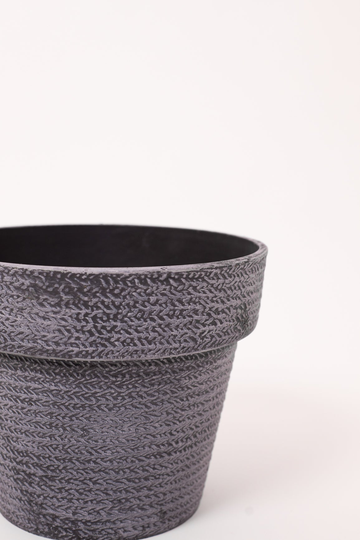 Cone Pot in Gray