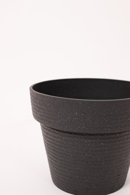 Cone Pot in Black