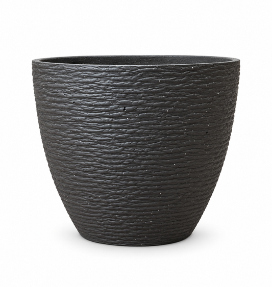 Cone Pot in Black