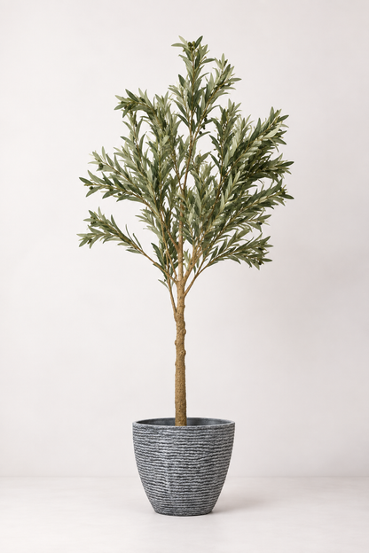 Cone Pot in Gray