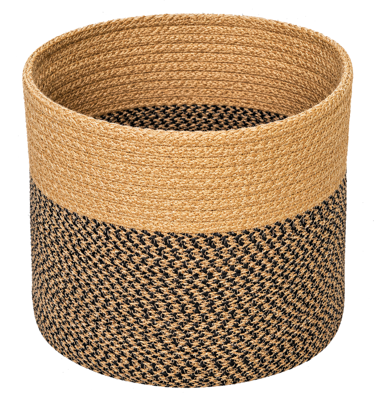 Woven Black Pot