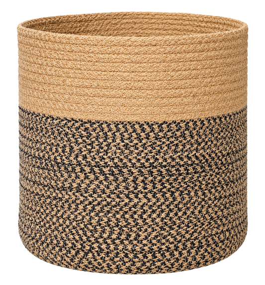 Woven Black Pot