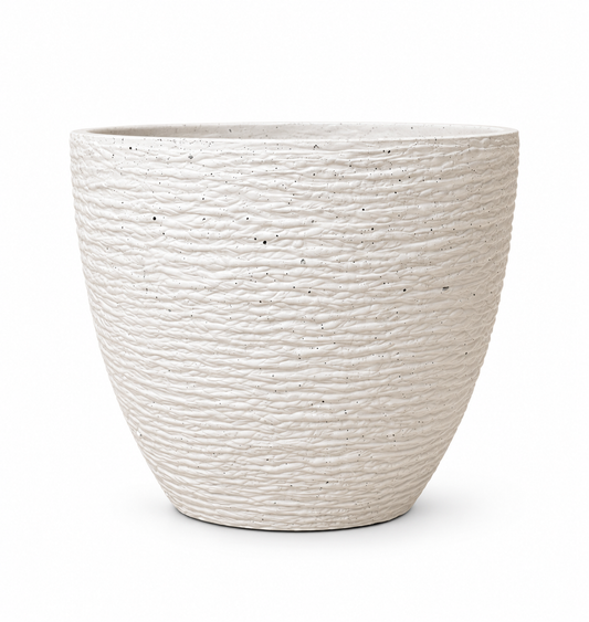Cone Pot in White