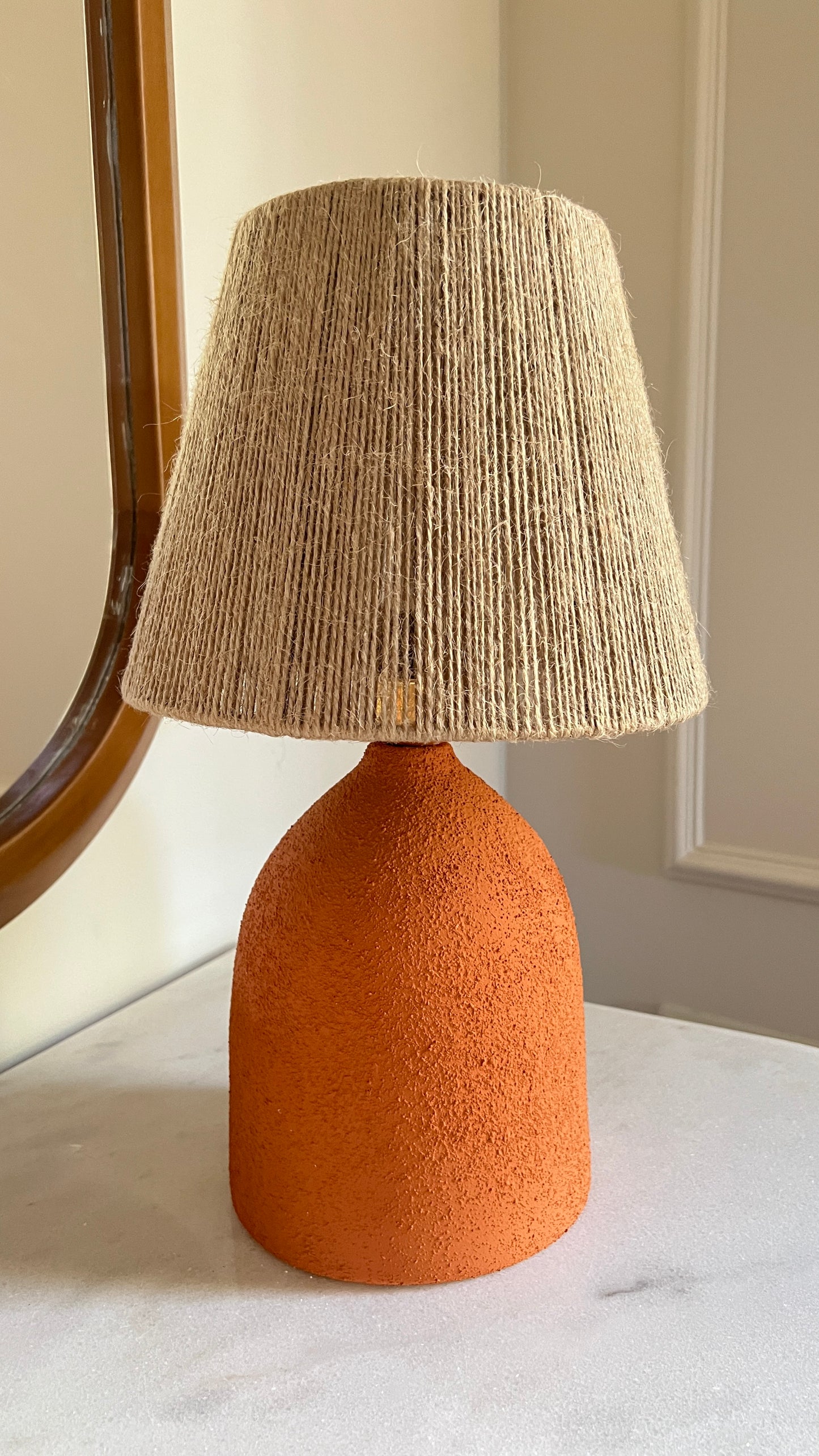 Terracotta Side Lamp